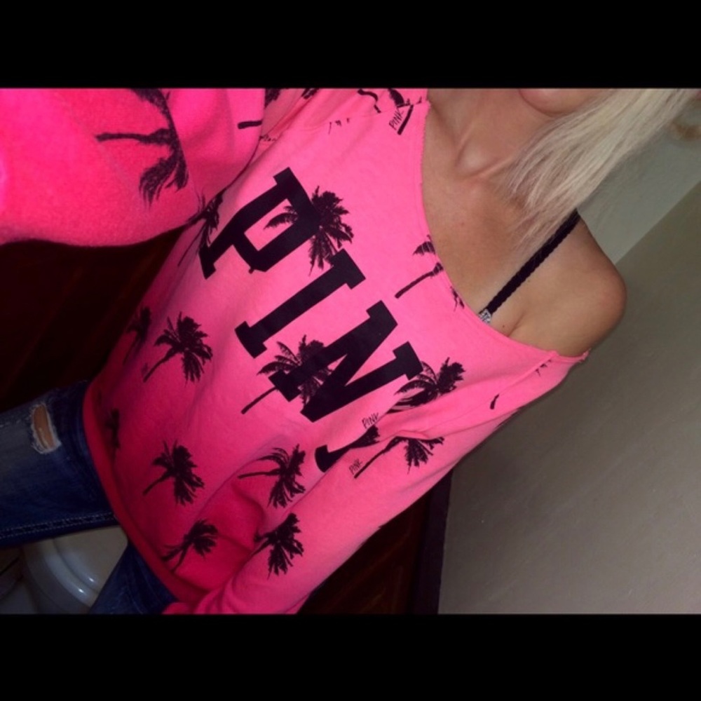 Vs pink ombré slouchy